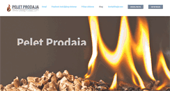 Desktop Screenshot of peletprodaja.com